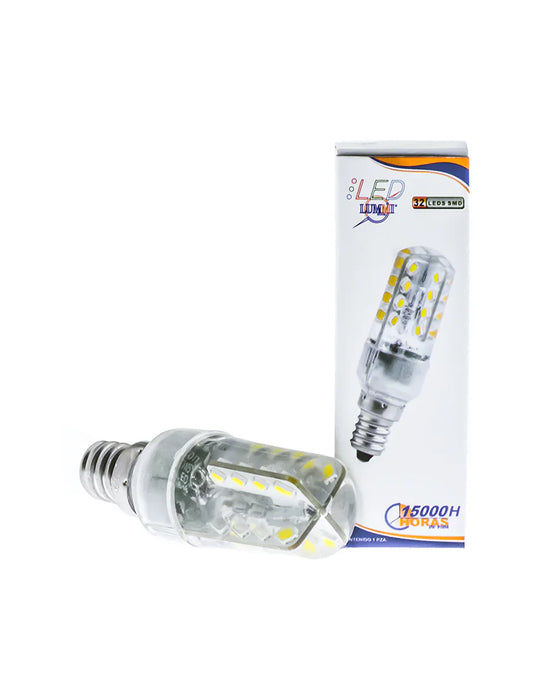 Foco LED Cacahuate T20 3W Base E12 180 lm Luz de Día
