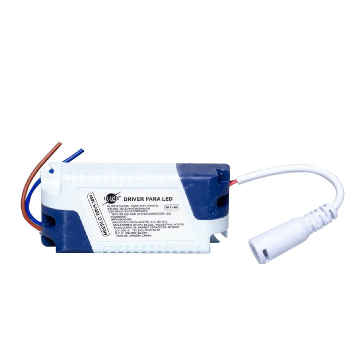 Driver LED 9–18W 300mA 30–64VDC (DRV9-18W)