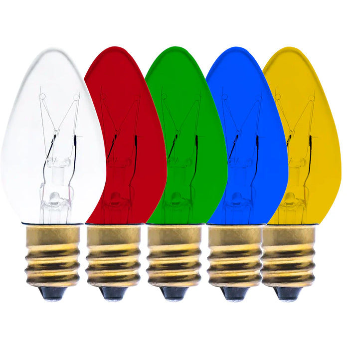 Foco Vela Incandescente C7.5 7.5W Base E12 Decorativo