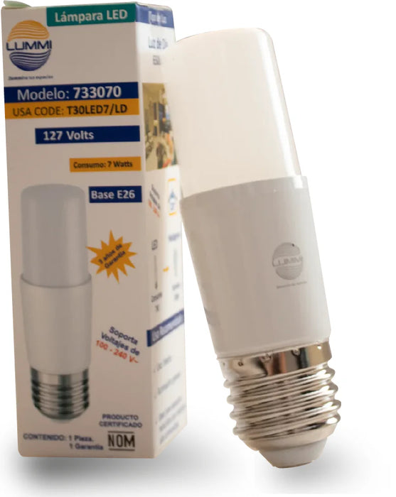 Foco LED Mini Bala T30 E26 600 lm (7W / 9W)