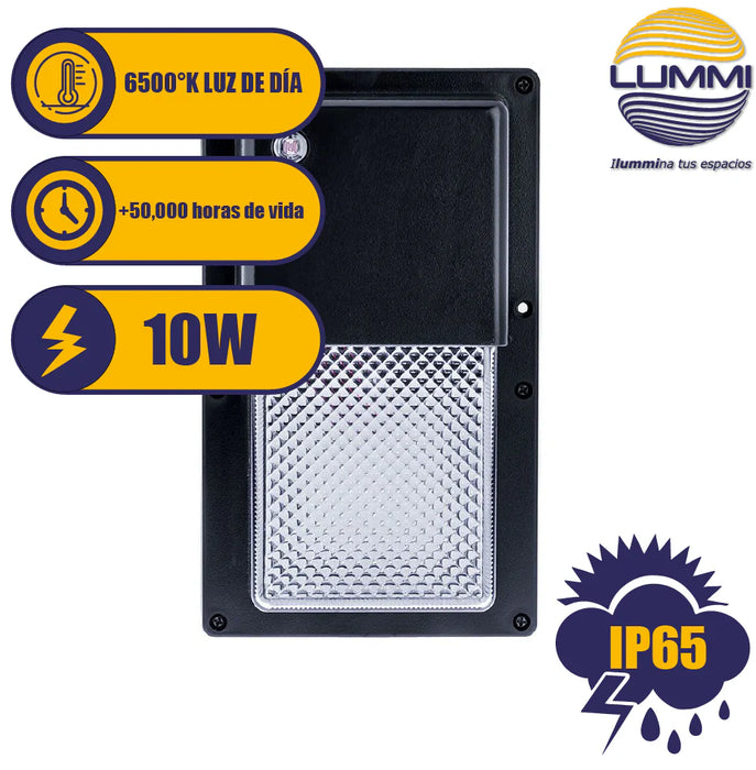Arbotante de LED 10W con fotocelda (WL10LED)