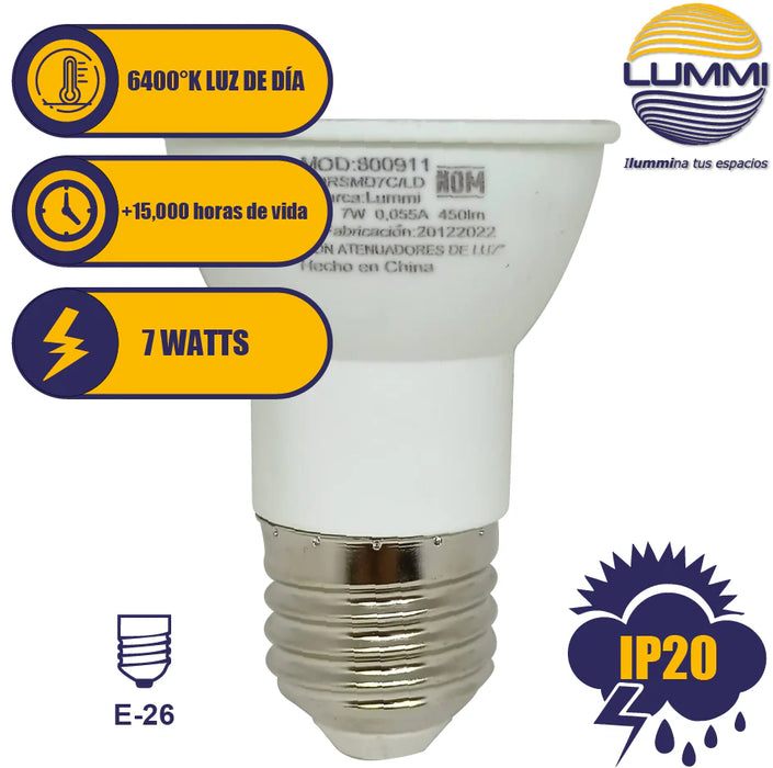 Foco LED JDR E26 7W 450 lm (BC / LD)