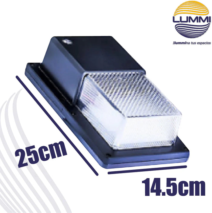 Arbotante de LED 10W con fotocelda (WL10LED)