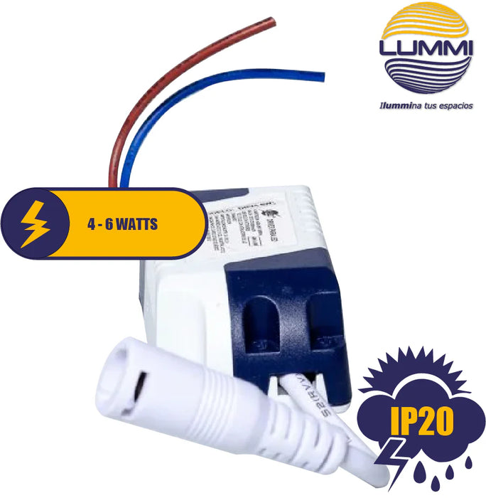 Driver LED 4-6W 300mA 12V (DRV4-6W)