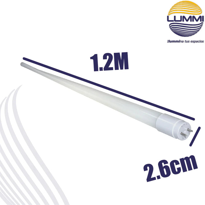 Tubo LED T8 18W Opalino G13 6500K 120 cm