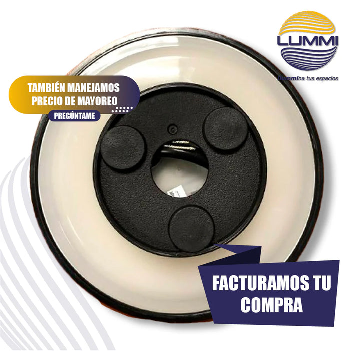 Luminario LED circular de pared IP65 para exterior