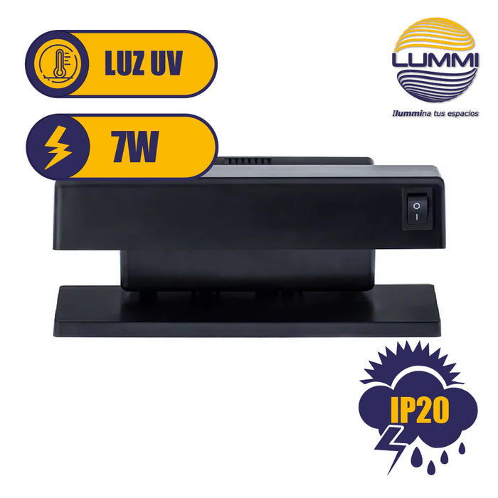 Detector de billetes falsos UV 7W 127V (MDPL7)