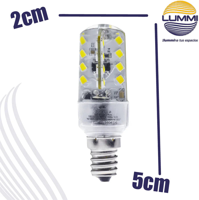 Foco LED Cacahuate T20 3W Base E12 180 lm Luz de Día
