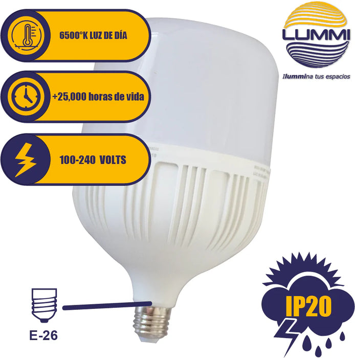 Foco LED tipo Bala T100 Luz de Día E26