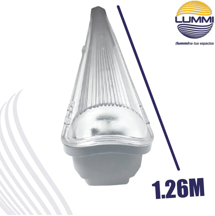 Luminario estanco a prueba de vapor IP65 para tubo T8 o T5 (WP1X18)