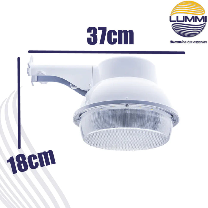 Luminario suburbano LED 20W con fotocelda IP65 (SUB20LED)