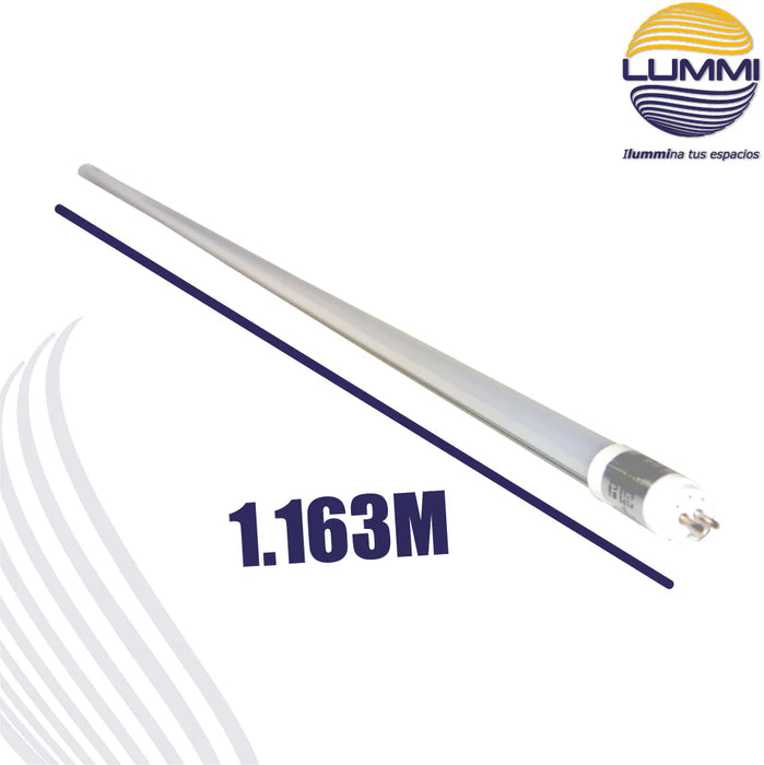 Luminaria LED T5 14W 6500K con Difusor Opalino Base G5