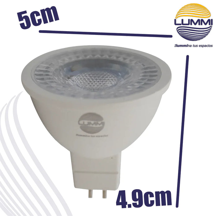 Foco LED MR16 GX5.3 7W 500 lm Luz de Día
