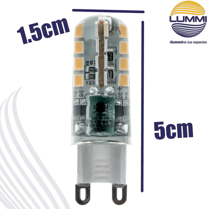 Foco LED G9 3W Tipo Cacahuate 190 lm Luz de Día