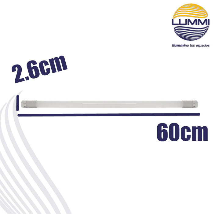 Tubo LED T8 9W 60 cm G13 Luz Blanca 6500K Difusor Opalino