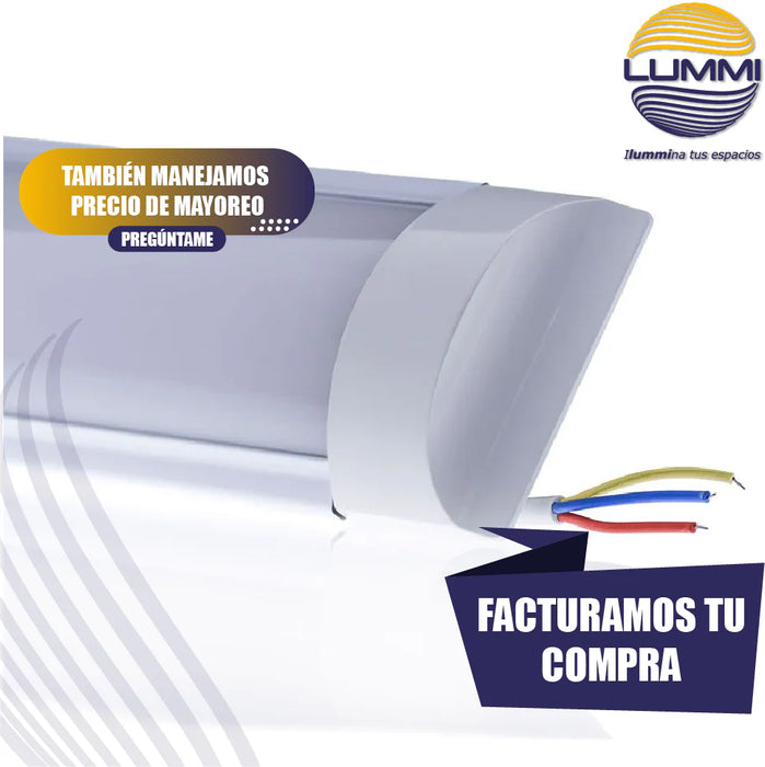 Luminaria LED lineal de sobreponer 18W / 36W 6500K con difusor opalino