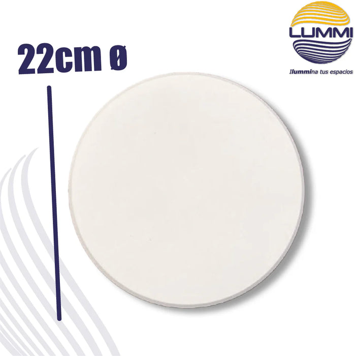Luminario LED circular de pared IP65 para exterior