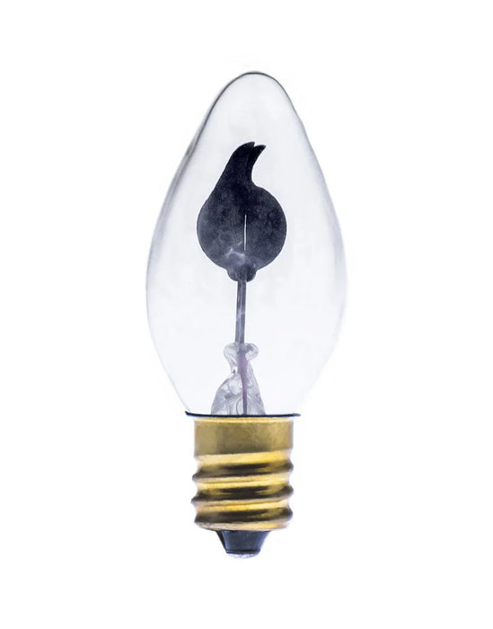 Foco Flicker Neón Tipo Vela 3W E12 Efecto Flama