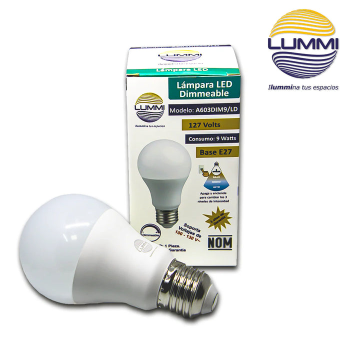 Foco LED A60 9W Dimmable Luz de Día E27 (A603DIM9/LD)