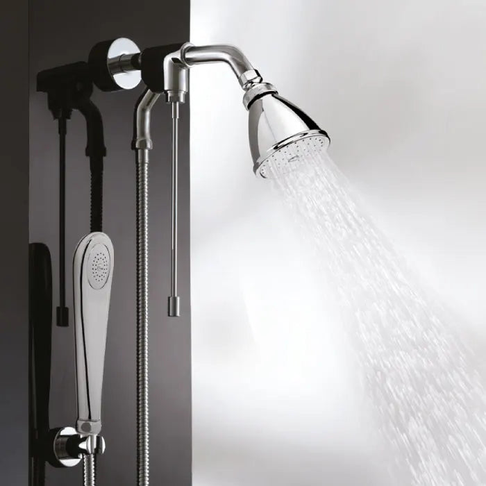 Accesorios ducha Futura cromo + toma de agua