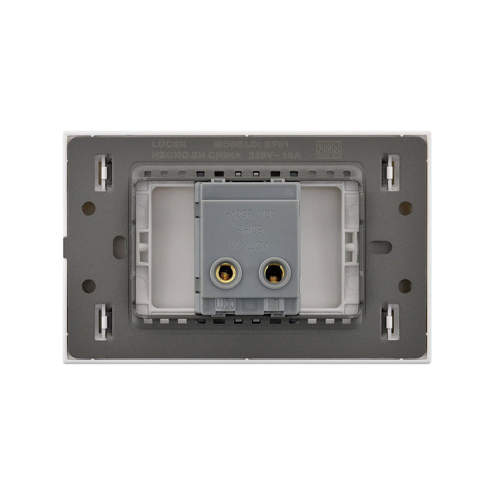 Placas con Interruptor Sencillo Lucek Flat BF01