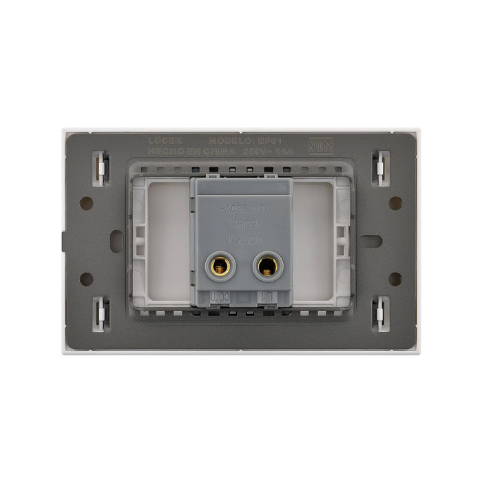 Placas con Interruptor Sencillo Lucek Flat BF01