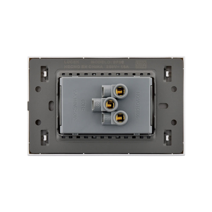 Placas con Dos Contactos Lucek Flat BF06