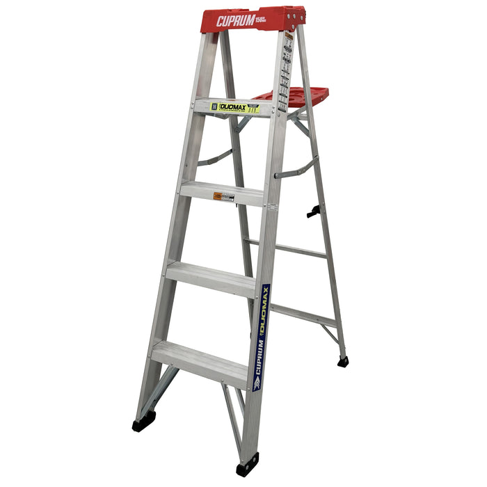 DuoMax Escalera de Tijera Aluminio "2-en-1" 5 pies Cuprum C-2380-05S