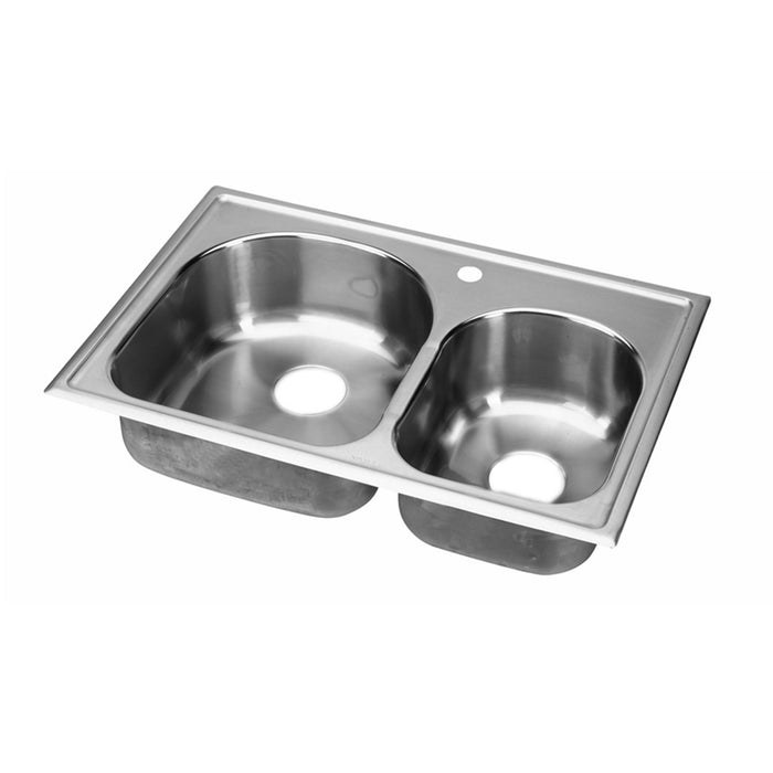 Fregadero Doble Tarja EB ECG-332210R