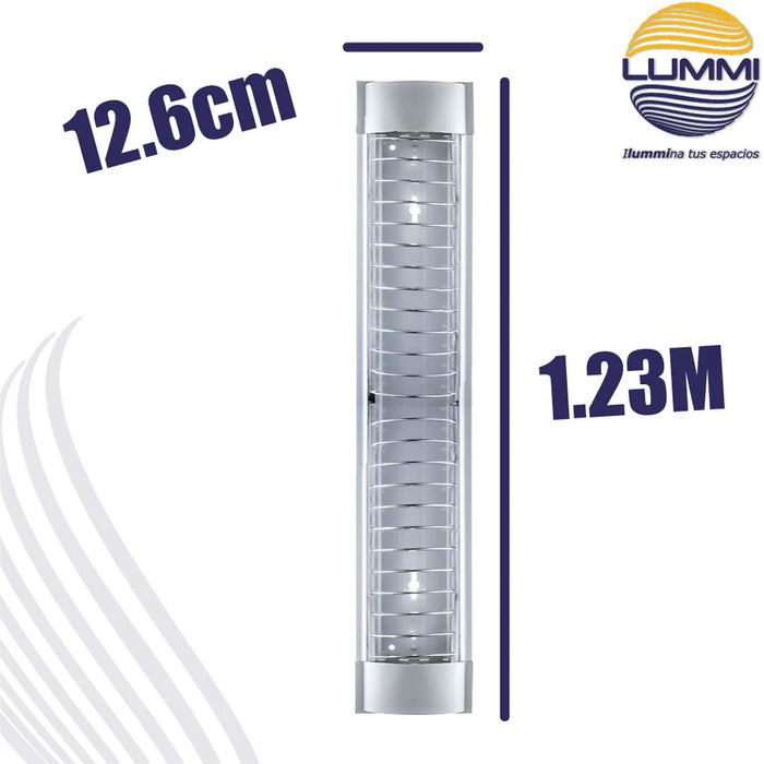 Gabinete de 2 Tubos LED T8 / G13 Lummi GRILL
