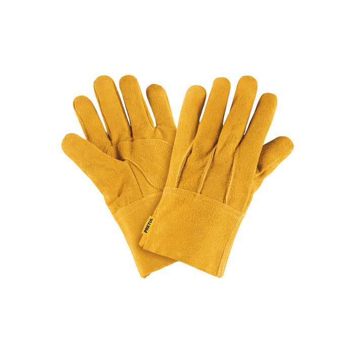 Guantes de Carnaza Cortos Unitalla Pretul GU-225