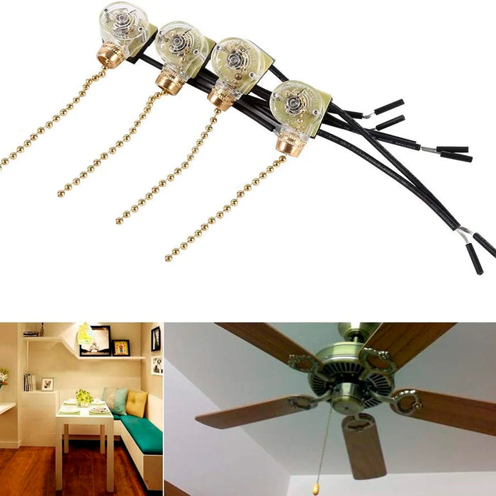 Interruptor de Cadena con Cables 127-250V 3A (IN290)