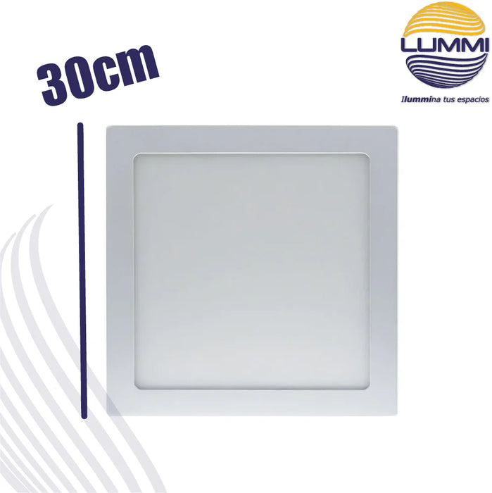 Panel LED cuadrado de sobreponer serie CUT 12W / 18W / 24W para techo o plafón