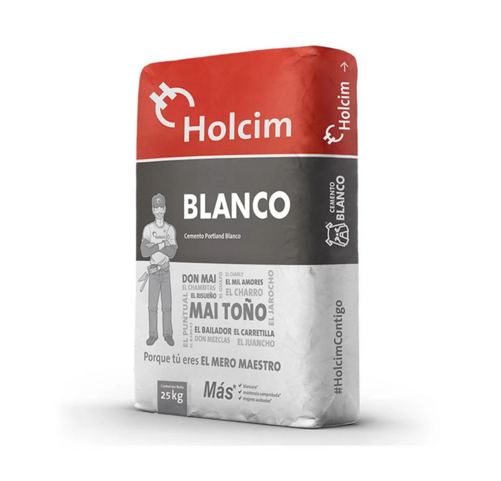 Cemento Holcim Blanco