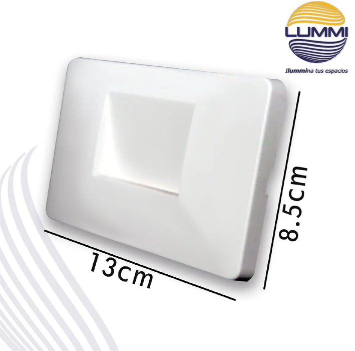 Luminario de Cortesía LED 3W (Blanco /Negro)