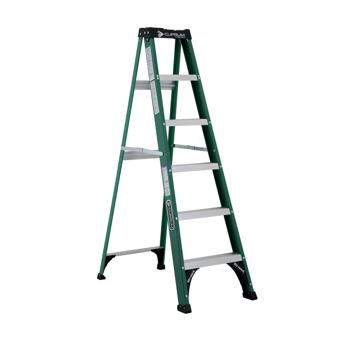 Escalera de Tijera de Fibra de Vidrio Cuprum C-3217