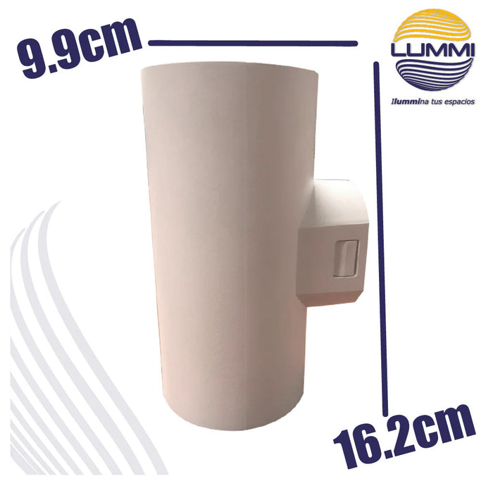 Arbotante 18 W Negro o Blanco Lummi