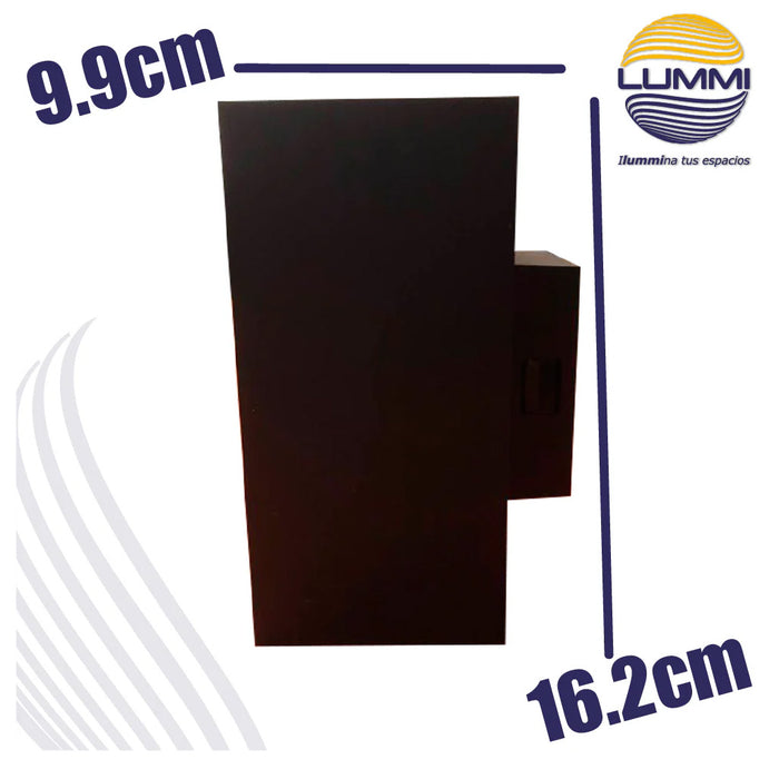 Arbotante 18 W Negro o Blanco Lummi