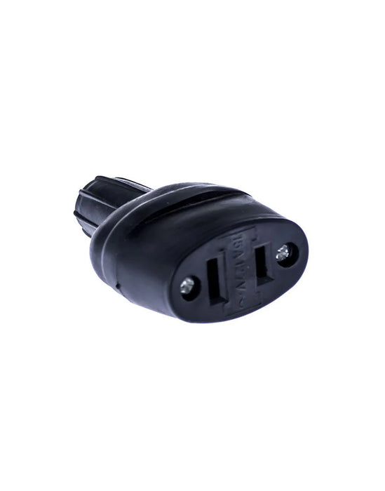 Contacto ovalado colgante de hule 15A 127V (CO279)