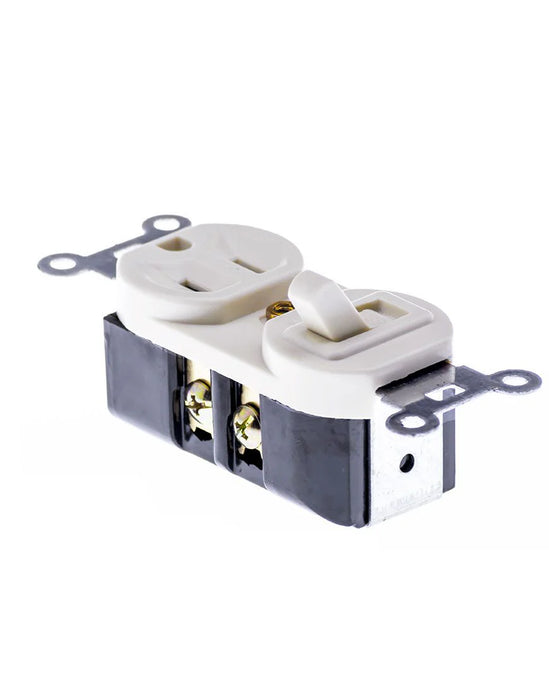 Combinación apagador y contacto 127V 15A con tierra (IN295)