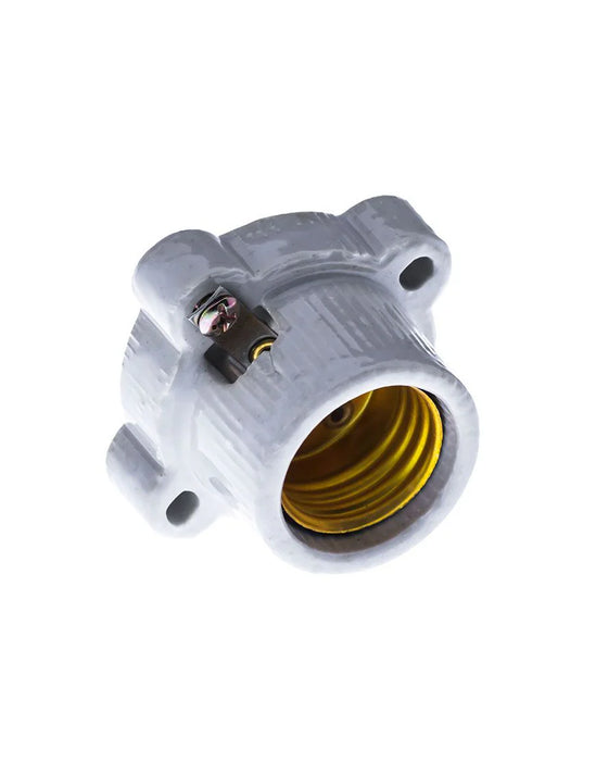Socket de porcelana cuadrado E26 (PO130)