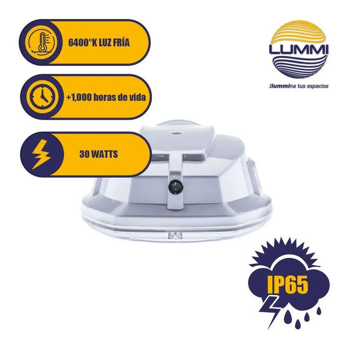 Luminario suburbano LED 30W IP65 SUB30LED