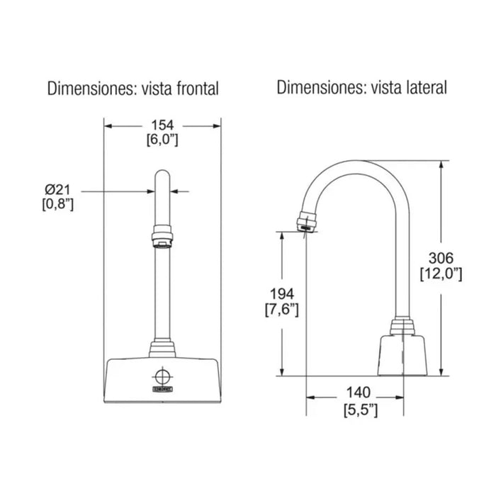 Llave Electrónica de Sensor Omega Helvex TV-198