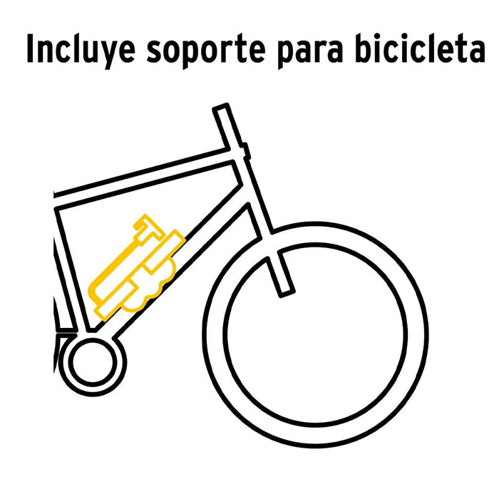 Bomba Compacta Manual para Bicicleta Truper BOM-MI