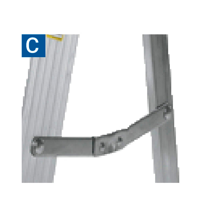 Escalerita de Aluminio de Uso Industrial