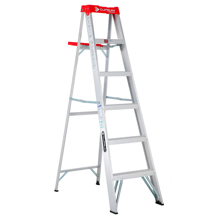 Cubrum Ladder Escalera de Tijera de Aluminio Cuprum C-2312 — PLOMERIA UNIVERSAL