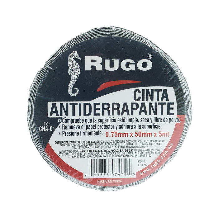 Cinta Antiderrapante Negra Rugo CNA-01