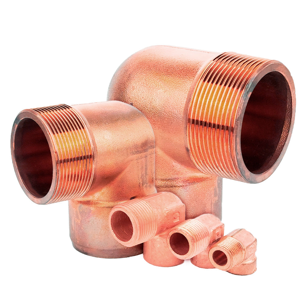 Codo De 90° De Cobre Care — Plomeria Universal 